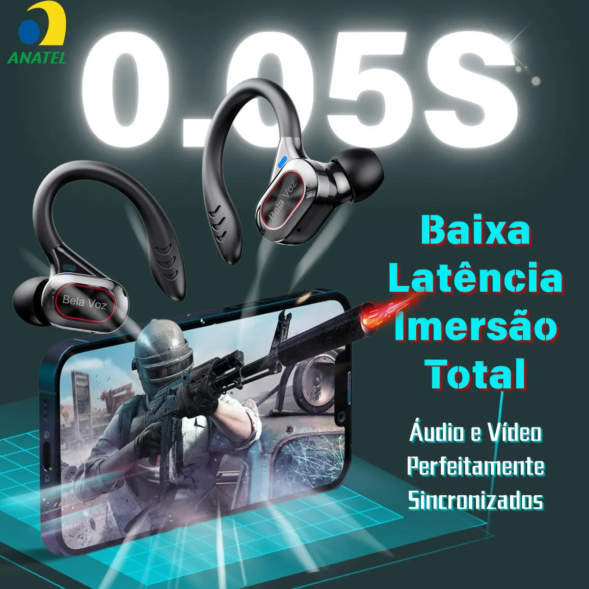 Fone De Ouvido Natação Tws 05