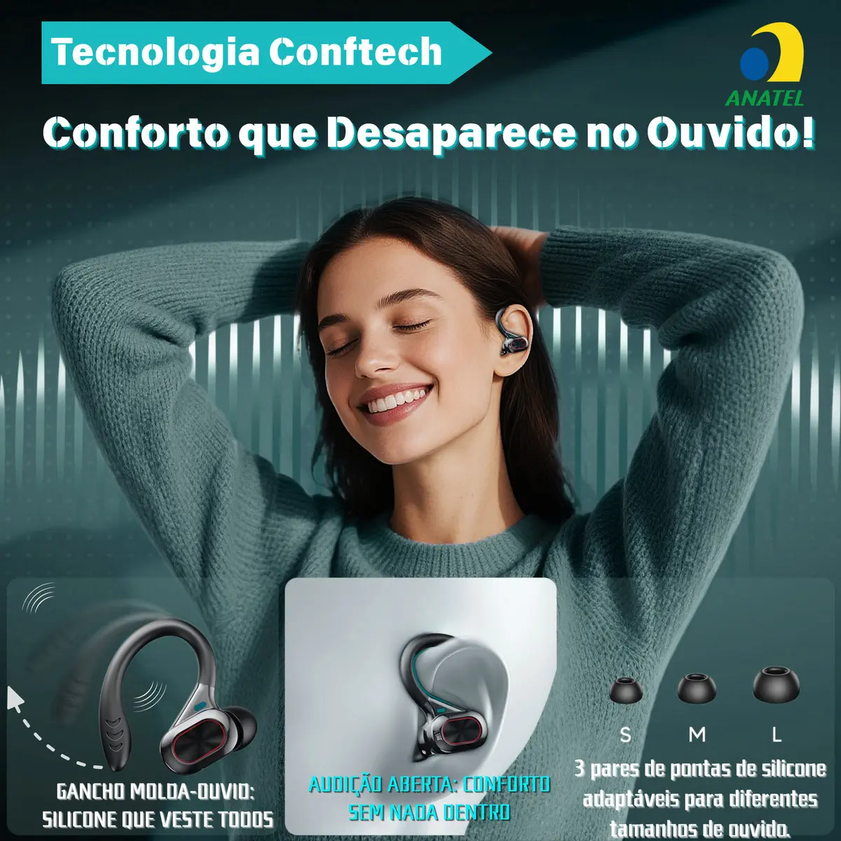 Fone De Ouvido Natação Tws 06