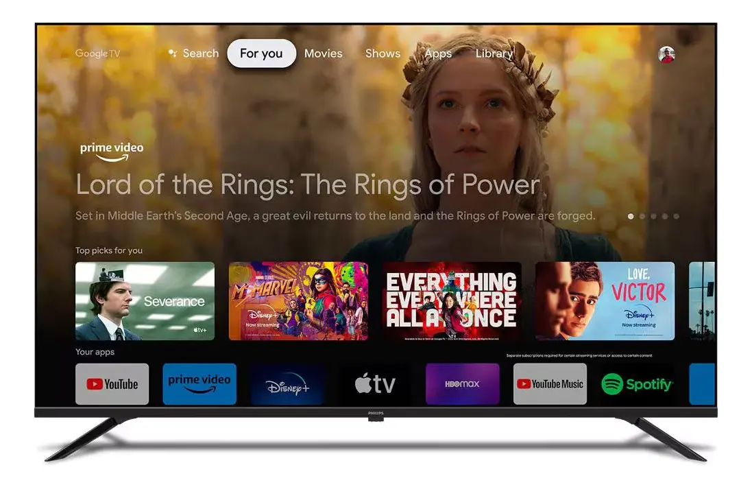 Smart TV Séries 7019 LED 4K 75 Philips 08
