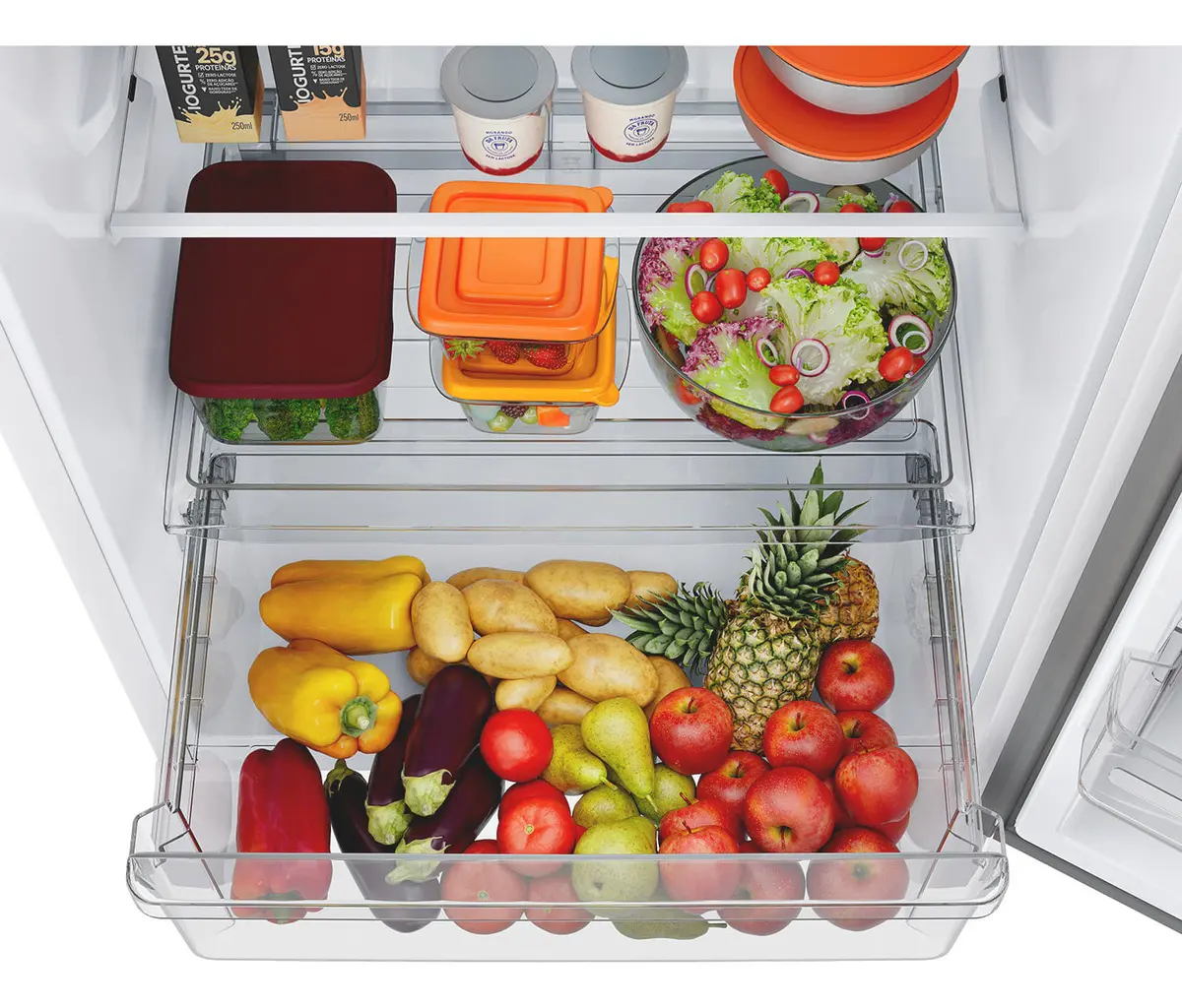 Geladeira Brastemp Frost Free Duplex 385 Litros Branca 08