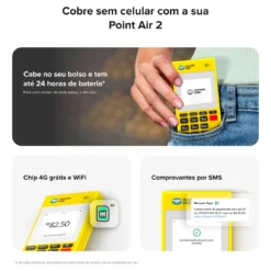 Maquininha Cartão Mercado Pago Point Air 2 05