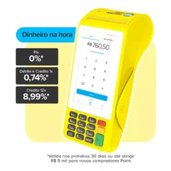 Maquininha De Cartão Mercado Pago Point Pro 3