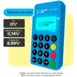 Maquininha Mercado Pago Point Mini Débito Crédito Pix
