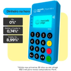 Maquininha Mercado Pago Point Mini