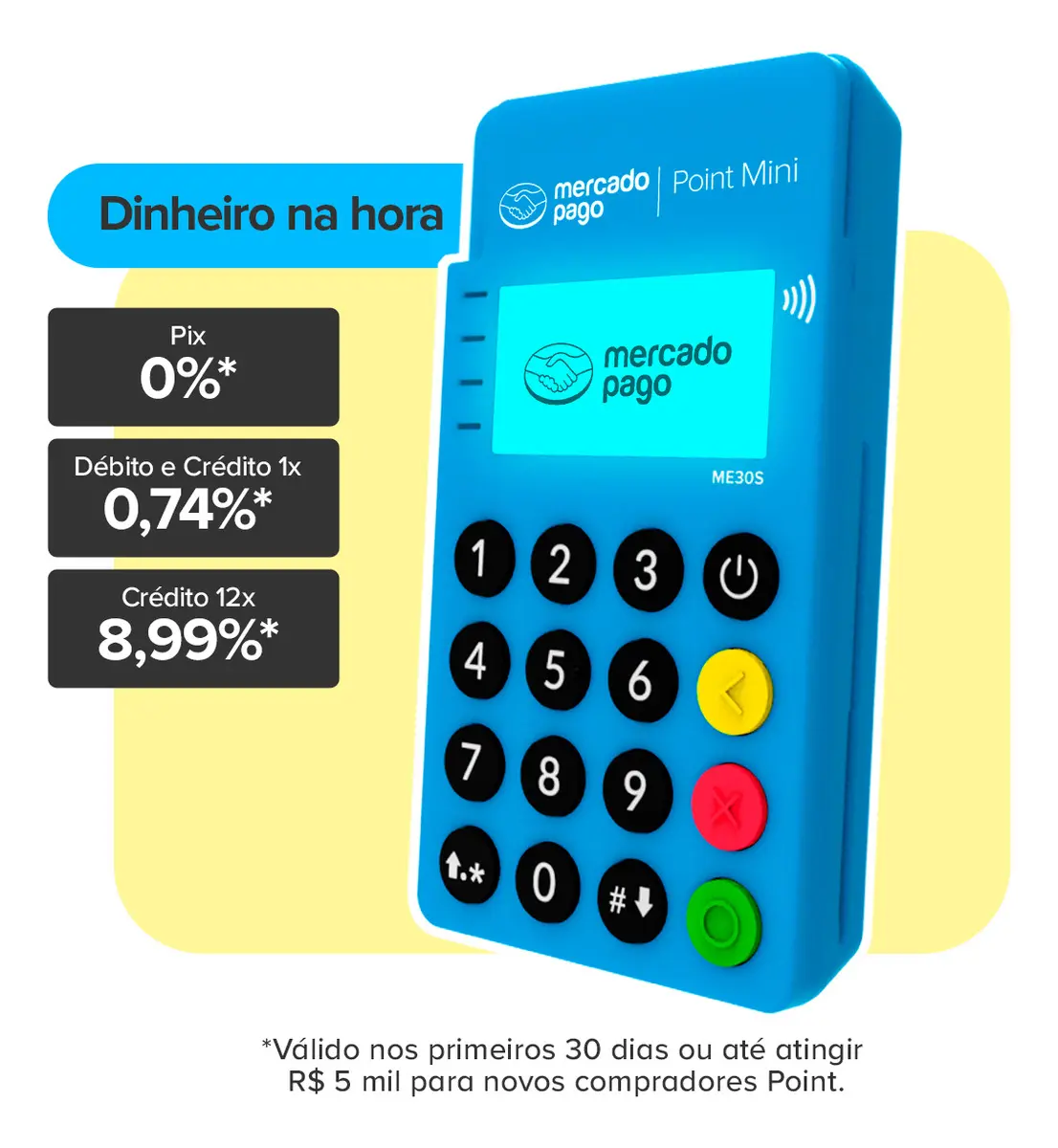 Maquininha Mercado Pago Point Mini