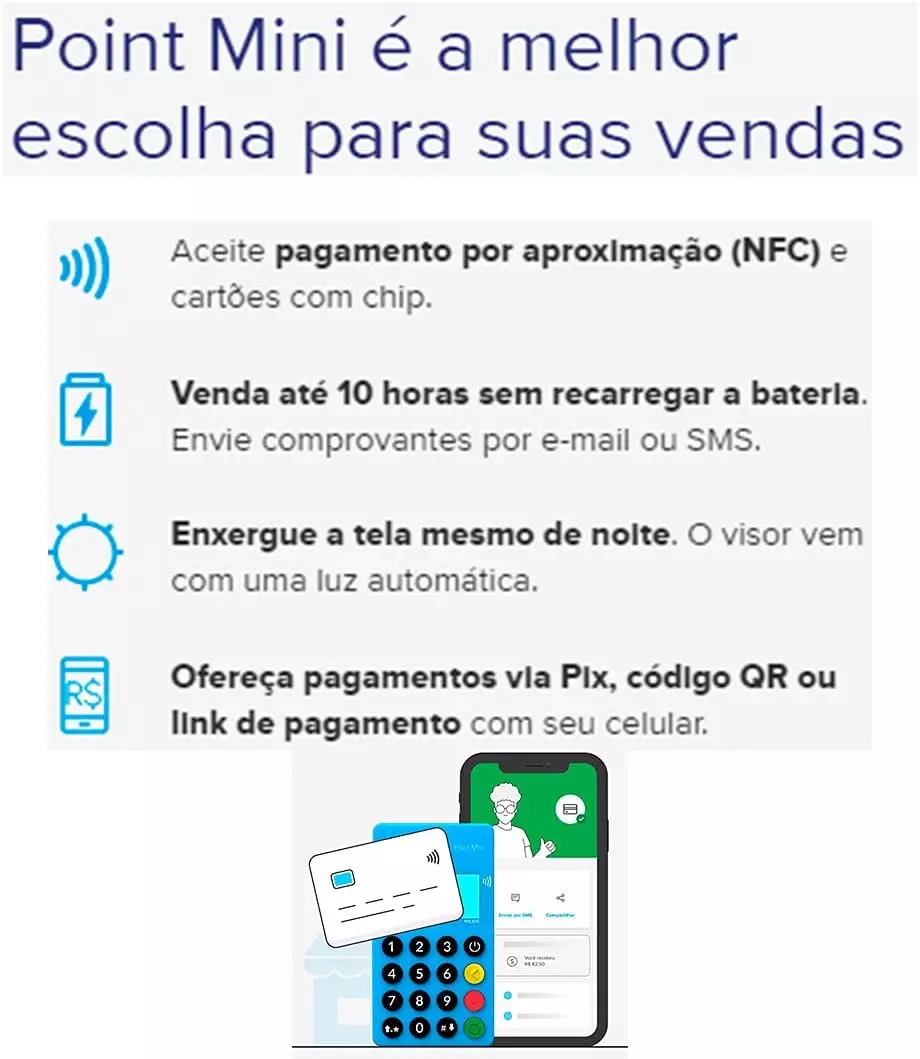 Maquininha Mercado Pago Point Mini 04