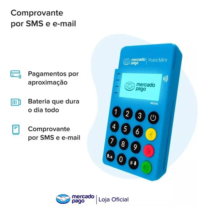 Maquininha Mercado Pago Point Mini 09