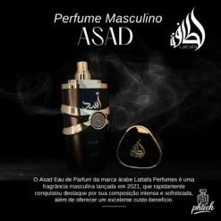 Perfume Lattafa Asad 100ml Eau De Parfum Original Árabe 02