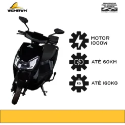 Scooter Elétrica Wehawk Super 1000W 013