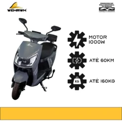 Scooter Elétrica Wehawk Super 1000W 026