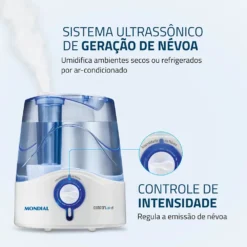 Umidificador de Ar Ultrassônico Portátil Mondial Comfort 04